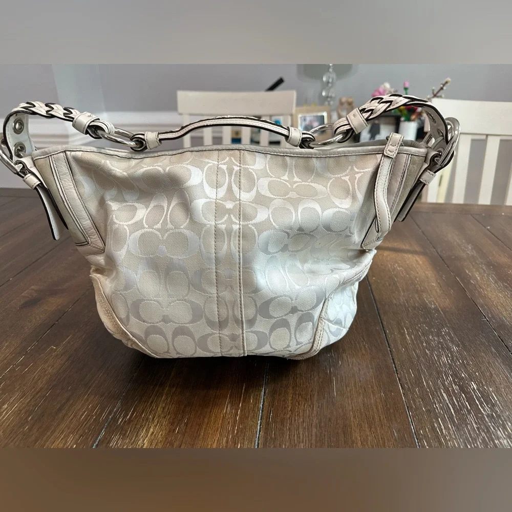 Coach Cream Hobo Bag